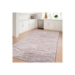 Bonny Home Nova Vizon Mutfak Halısı, Kaymaz Taban, Makinede Yıkanabilir, 100 x 500 cm, Bej