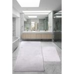 Bonny Home Relax Gri 80x150 + 50x80 cm 2'li Banyo Halısı Paspası Seti, Kaymaz Klozet Takımı