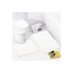 Bonny Home Unicolor Krem 3lü Banyo Paspası Seti, 60x90 cm, Kaymaz Klozet Takımı