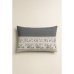 Bonny Home Veronika Turkuaz Desenli 2 Li Yastık Kılıfı Pamuklu Kumaş Fermuarlı - 50 x 70