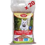 Bonny Nice Doğal Kedi Kumu Çam Pellet 5 Kg 10 Lt x 20 Paket