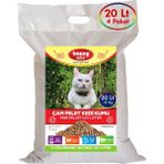 Bonny Nice Doğal Pellet Çam Peleti Kalın 4 x 10 lt Kedi Kumu