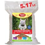 Bonny Nice Doğal Pellet Çam Peleti Kalın 5 x 17 lt Kedi Kumu