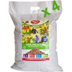 Bonny Nice Organik Çam Pelet 10 kg 17 lt 4 Paket 68 lt Evcil Kuş Altlığı