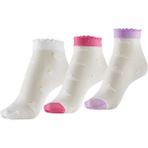 Bonny Silver Koku Yapmayan Duckly Soket Kadın Gümüş Çorap 3'lü Paket - Standart - Renkli