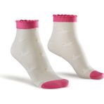Bonny Silver Koku Yapmayan Duckly Soket Kadın Pembe Gümüş Çorap - Standart