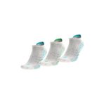Bonny Silver Koku Yapmayan Koşu ve Yürüyüş Erkek Patik Karışık Gümüş Çorap 3'lü Paket