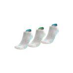 Bonny Silver Koku Yapmayan Koşu ve Yürüyüş Kadın 2 Farklı Renk Patik Gümüş Çorap - 3'lü Paket