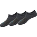 Bonny Silver Koku Yapmayan No Show Patik Erkek Füme Gümüş Çorap 3'lü Paket - 39 - 42