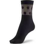 Bonny Silver Koku Yapmayan Polka Soket Kadın Siyah Gümüş Çorap - Standart