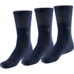 Bonny Silver Koku Yapmayan Soket Erkek Lacivert Gümüş Çorap 3'lü Paket - 39 - 42