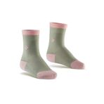Bonny Silver Koku Yapmayan Soket Kız Çocuk Yeşil Pembe Gümüş Çorap Yeşil Pembe 5-8 Yaş