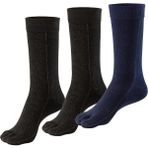 Bonny Silver Mantar Önleyici Parmaklı Soket Erkek Karışık Gümüş Çorap 3'lü Paket - 35 - 40
