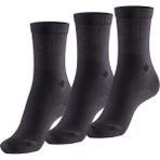 Bonny Silver Soket Kadın Füme Gümüş Çorap 3'lü Paket - 35 - 38