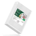Bonsenkitchen Vakumlama torbası, 100 torba profesyonel folyo torba, tüm vakumlama cihazları için, gıda için vakum torbası, Sous Vide derin dondurucu torbası, kaynak torbası 15 x 25 cm, BPA içermez