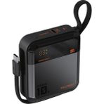 Bontec Powerbank, Dijital Göstergeli Powerbank, 10.000 Mah Batarya, 20W Pd Hızlı Şarj, 2x Type-C Girişi, Mini Tasarım, Güçlü Yapı - Siyah