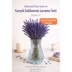 Bontia Kesitli Cam Vazo & Gerçek Şoklanmış Lavanta Seti – Birlikte Al Seti