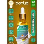 Bontia Premium Tatlı Badem Yağı - %100 Saf Soğuk Sıkım - Doğal Saç Güçlendirici ve Cilt Nemlendirici Bakım Desteği - 20 ml