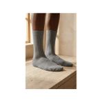 Bony Socks Unisex Basic Gri Soket Çorap - 35 - 38