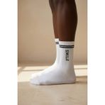 Bony Socks Unisex Smile Yazılı Soket Çorap - Standart - Siyah