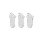 Bony&Katia 3 Lü Paket Soft Bambu Kız Çocuk Step Çorap Beyaz/Beyaz/Beyaz,5-8 Yaş