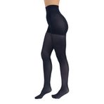 Bony&Katia Kadın 40 Denye Opak Külotlu Çorap Lacivert,Xl