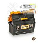 BONYPET Paslanmaz Metal Kilitli Çıkabilen Raflı Boş Takım Çantası 17" 40x20 cm