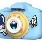 Bood 1080P HD Oyunlu Çocuk Dijital Fotoğraf Makinesi Neon Mavi