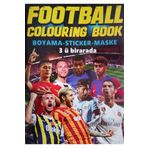 booddie Football Boyama Kitabı Stickerlı Boyanacak Sayfa Sayısı 16 (ARKA KAPAK MASKELİ) Futbol Boyama Kitabı