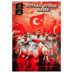 booddie Futbol Dünya Kupası Milli Takım Boyama Kitabı Stickerlı Arka Kapak Maskeli Boyanacak Sayfa Sayısı 16
