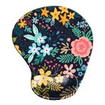 Boodtag Oyun Ofisi için Mouse Pad Bilek Desteği Kaymaz Kauçuk Tabanlı Jel Mouse Mat, Ağrı kesici Bilek için Yumuşak Rahat (S)