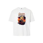 BookOrBook Game of Thrones Khaleesi Çift İplik Dokumalı %100 Pamuk Premium T-shirt