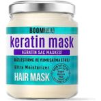 Boom Butter Güçlendirici & Onarıcı Keratin Saç Maskesi, Kırılma Karşıtı & Yoğun Besleyici, Yıpranmış Saçlar İçin, Derinlemesine Nemlendirici & Parlaklık Veren Bakım, 190 ML
