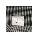 Boomtown Panda kalp Makyak Çantası Cüzdan Kalemlik Gabardin DTF Baskı Passionis Design Hediyelik