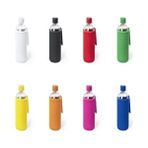 Boomug Neopren Kılıflı Cam Matara 600 ml Yeşil - Sarı