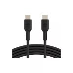BoostCharge USB-C - USB-C Hızlı Şarj Kablosu - iPhone 15, Galaxy S24/S23, Pixel, iPad, 1m, Siyah