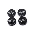 BoostZone Mini Cooper Geçmeli Siyah 55/58 Mm Jant Göbeği