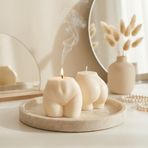 Booty Dekoratif Mum Bal Mumu ve Soya İçerikli Modern Mum
