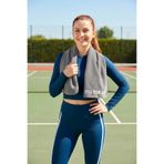 BOOVI Yes You Can Desenli Spor Havlusu %100 Pamuk 30x100 cm Fitness Gym Golf Boks Sporcu Havlusu