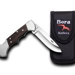 Bora 210 Wp Ergonomik Yuvarlak Uçlu Wenge Saplı Çakı