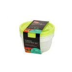 Bora BO552 3'lü Set 1300 ml Yuvarlak Saklama Kabı