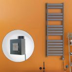 Bora Bora Elektrikli Havlupan 500X1600 Antrasit Ktx1 1000 Watt Spiral Kablolu