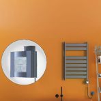 Bora Bora Elektrikli Havlupan 500X800 Antrasit Ktx4 300 Watt Spiral Kablolu