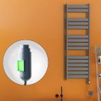 Bora Bora Elektrikli Havlupan 900 Watt 500X1600 Antrasit (Onoff Düğmeli)