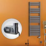 Bora Bora Elektrikli Havlupan 900 Watt 500X1600 Antrasit (Thesis Termostat)