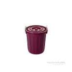 Bora Plastik Çöp Kovası No: 2 BO711 - Bordo - 18 lt