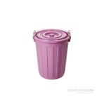 Bora Plastik Çöp Kovası No: 3 BO712 - Pembe - 29 lt