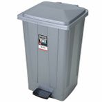 Bora Plastik Pedallı Çöp Kovası Köşeli No:4 48 Lt