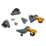 Bora Portamate PM-1100 mobil temel kit, sağlam, evrensel, ayarlanabilir, ayarlanabilir rulo seti, hareketli ekipman, aletler, makineler için tekerlekli çerçeve ve tekerlekler, 180 kg kapasite