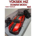 Boratila Toys 1:16 Ölçek 2.4ghz Uzaktan Kumandalı Full Fonksiyon Şarjlı Ford Mustang Görünümlü Drift Araba - Kırmızı
